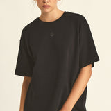 Camiseta de Algodón Egipcio Negra