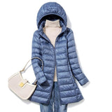 Chaqueta Larga Forrada Pluma de Ganso