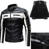 Herren Leder Motorradjacke MännerRaum