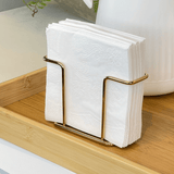 Servilletero Dorado 13,5 cm