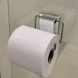 Portarrollo de Papel Higiénico con Ventosa Fija Cromado