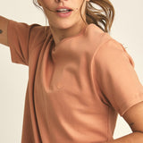 Camiseta color mocha