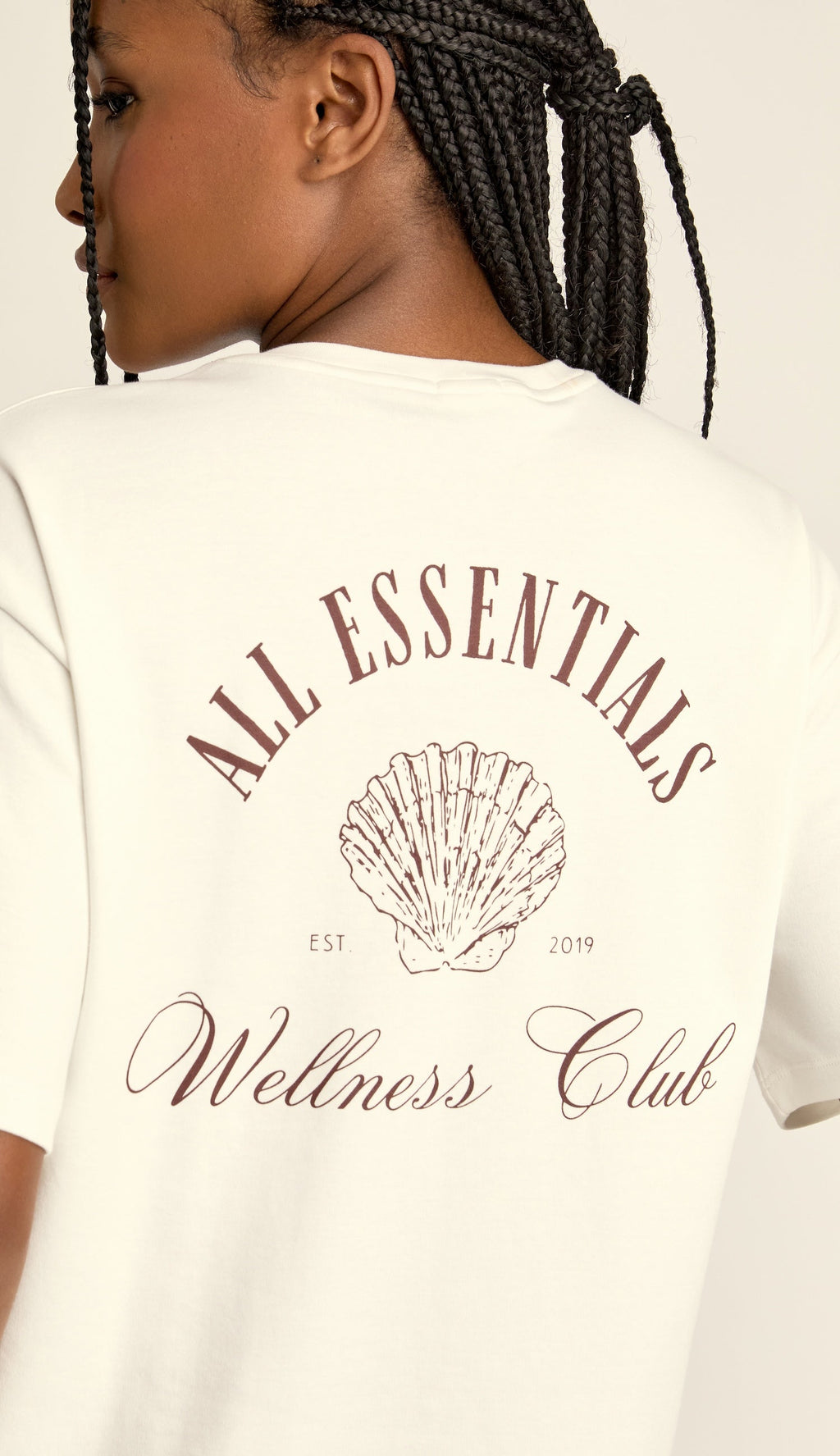 Camiseta de Algodón Egipcio Off White