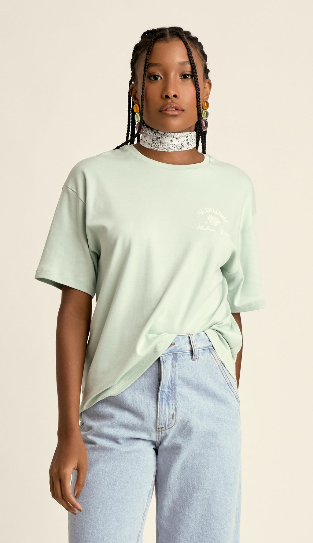 Camiseta de Algodón Egipcio Acqua