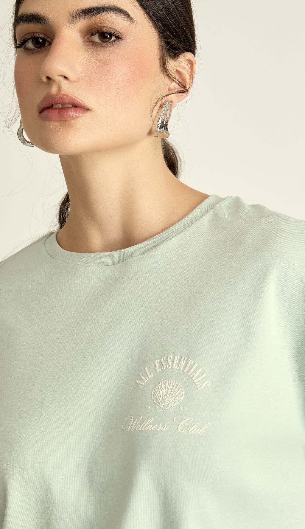 Camiseta de Algodón Egipcio Acqua