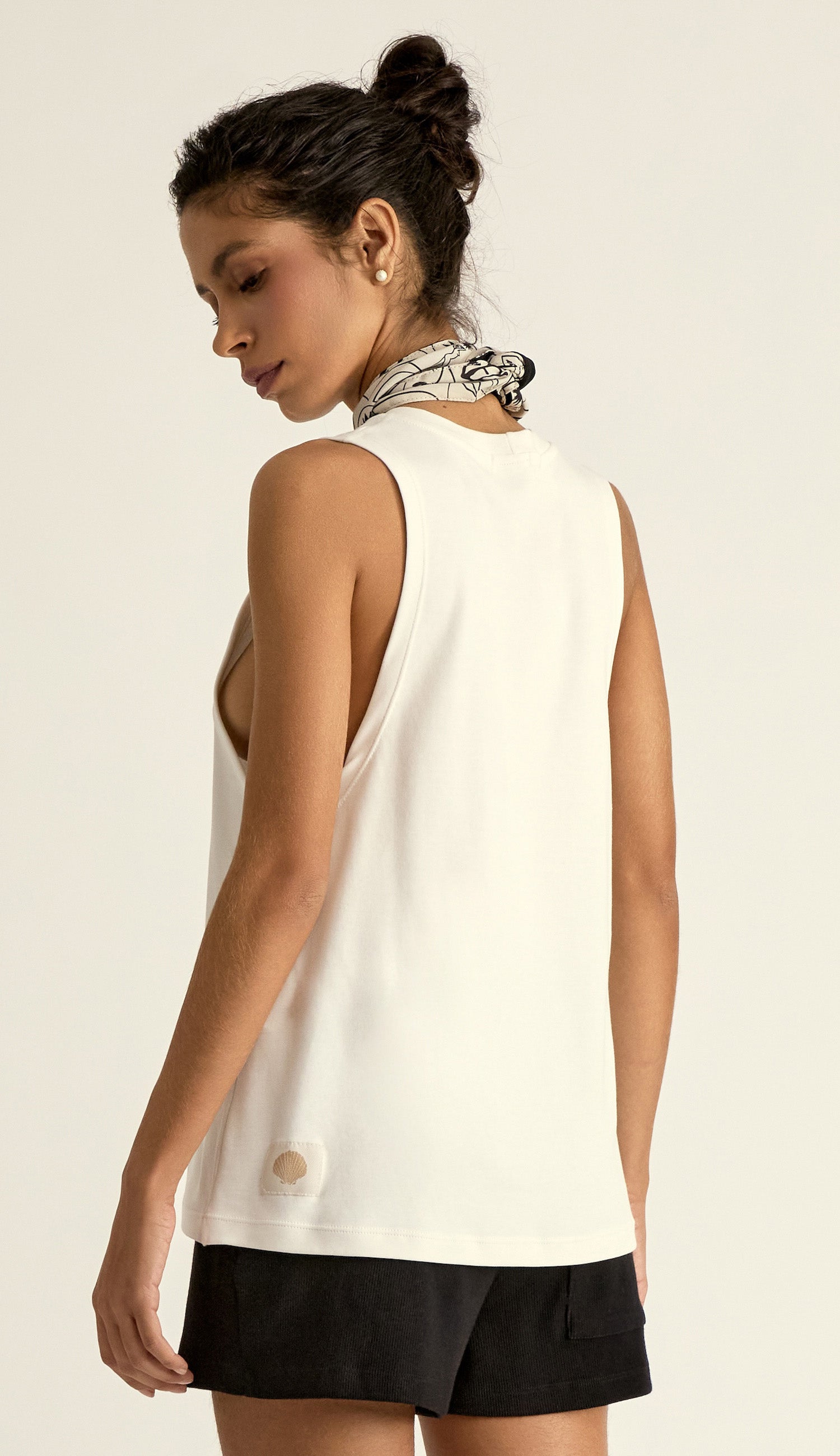 Regata color blanco roto