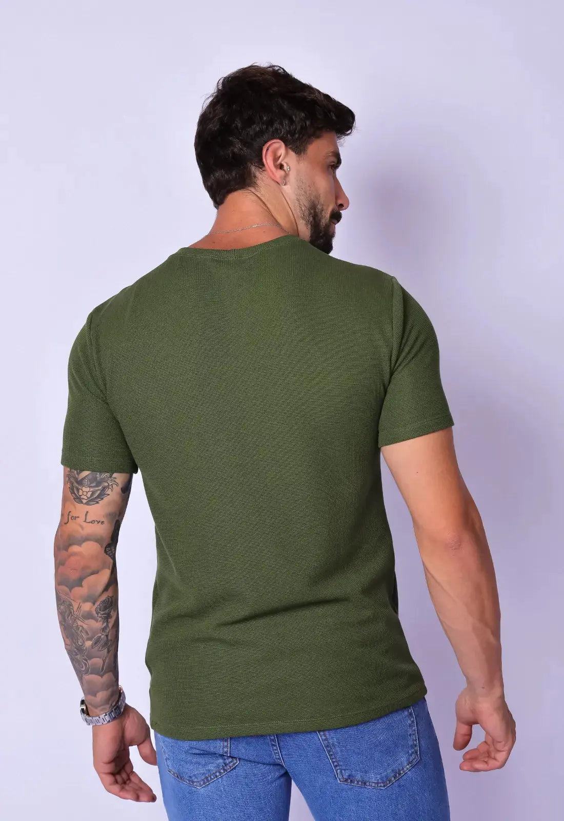 Remera de Hombre de Tricot Verde