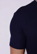 Camiseta de Hombre de Tricot Azul Marino