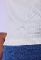 Camiseta de Hombre de Tricot Blanca