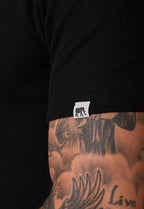 Camiseta de Hombre de Tricot Negra
