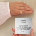 Anti-Angst-Ring 18k Vergoldet MännerRaum