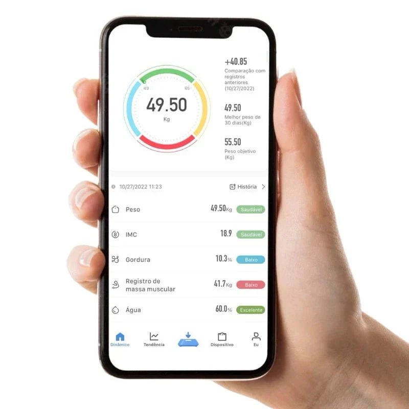 Balanza Digital Medidora Corporal con Bioimpedancia