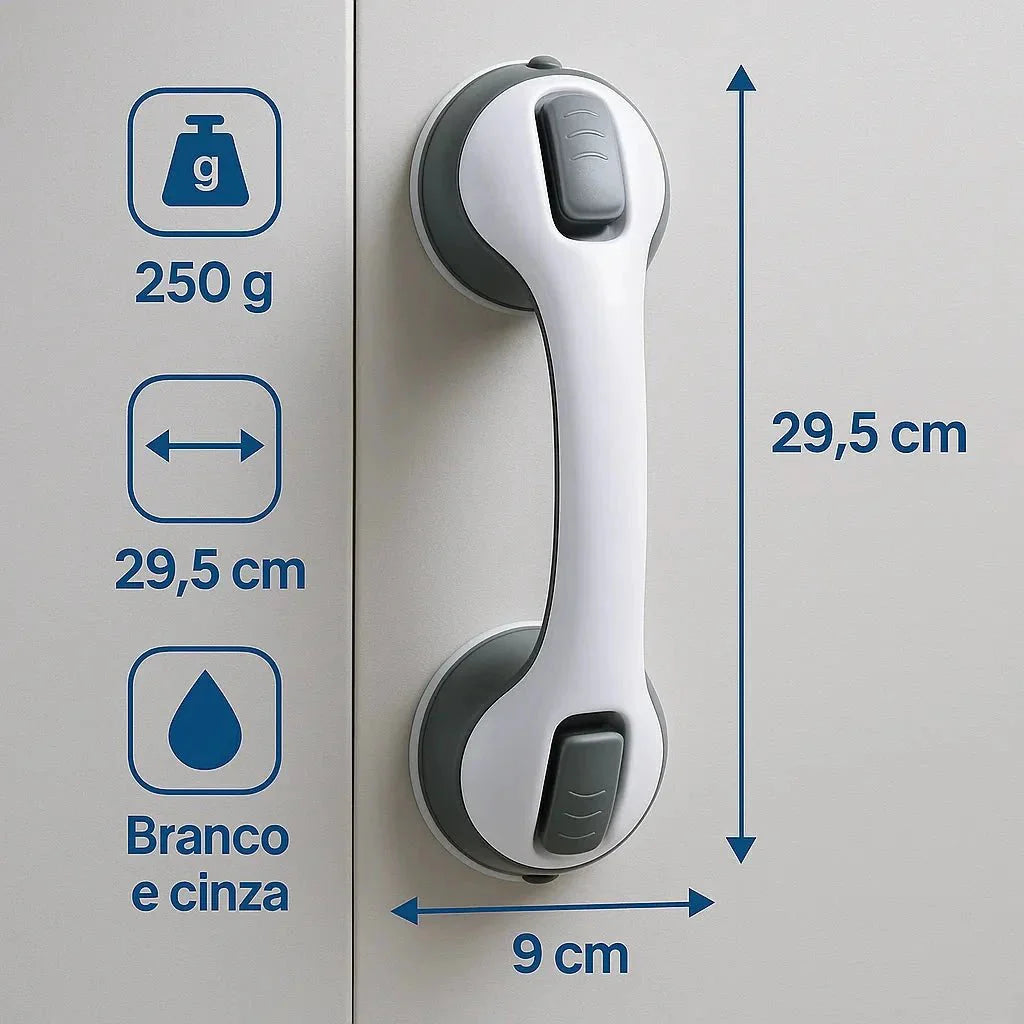 Barra de Apoyo Portátil para Baño - SafeGrip