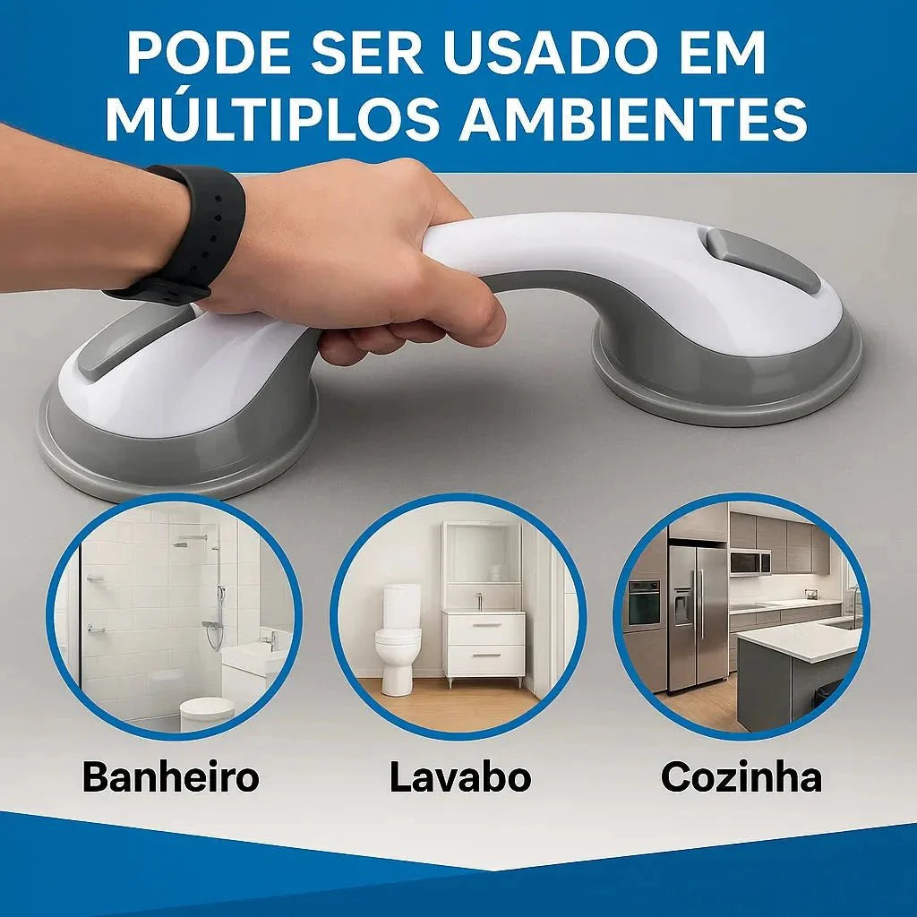 Barra de Apoyo Portátil para Baño - SafeGrip