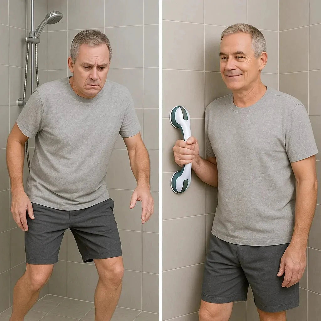 Barra de Apoyo Portátil para Baño - SafeGrip
