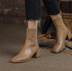 Bota Texana Femenina de Caño Corto con Malla Dallas Western