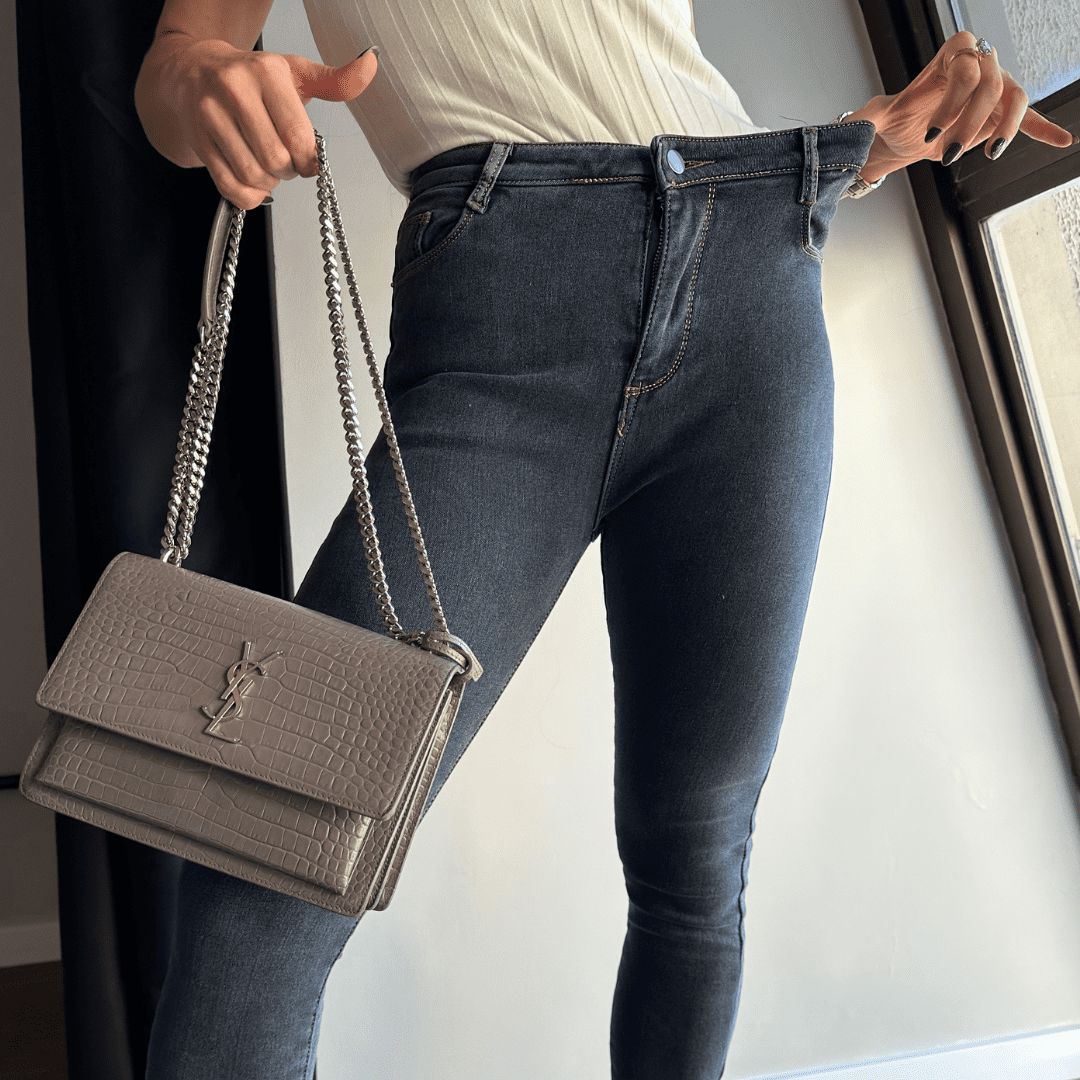 Damen Jeanshose mit Elastan Gefüttert + Thermo Strümpfe MännerRaum