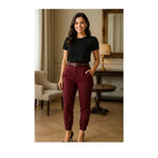 Pantalón Jogger Zanahoria en Sastrería con Cinturón