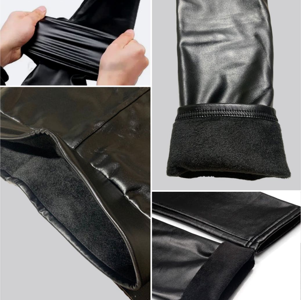 Leder Leggings Samt MännerRaum