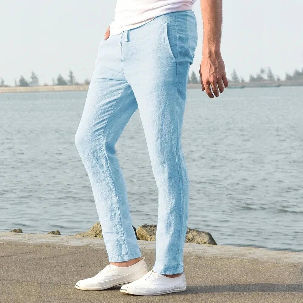 Pantalón Masculino Moretti Leone en Lino Premium