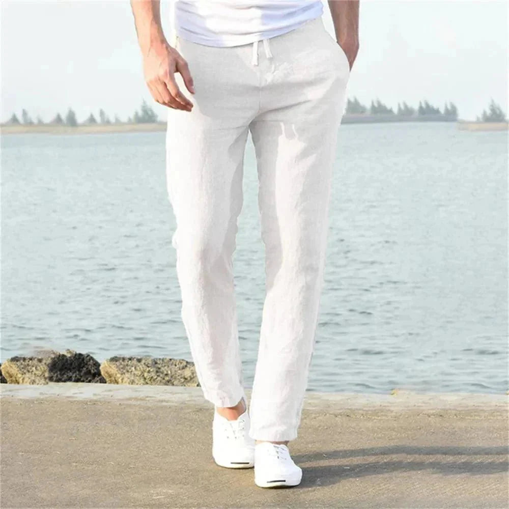 Pantalón Masculino Moretti Leone en Lino Premium