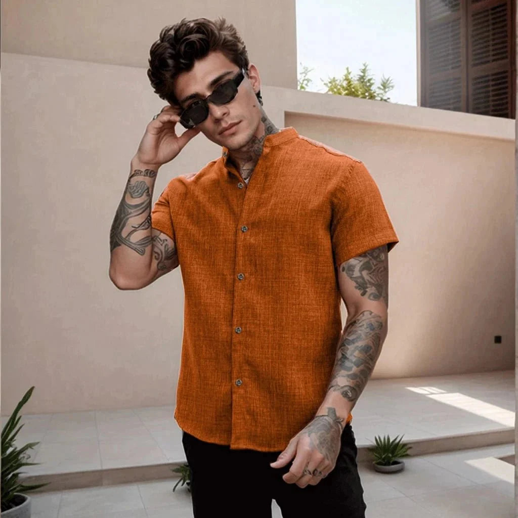 Camisa Social Cuello Padre