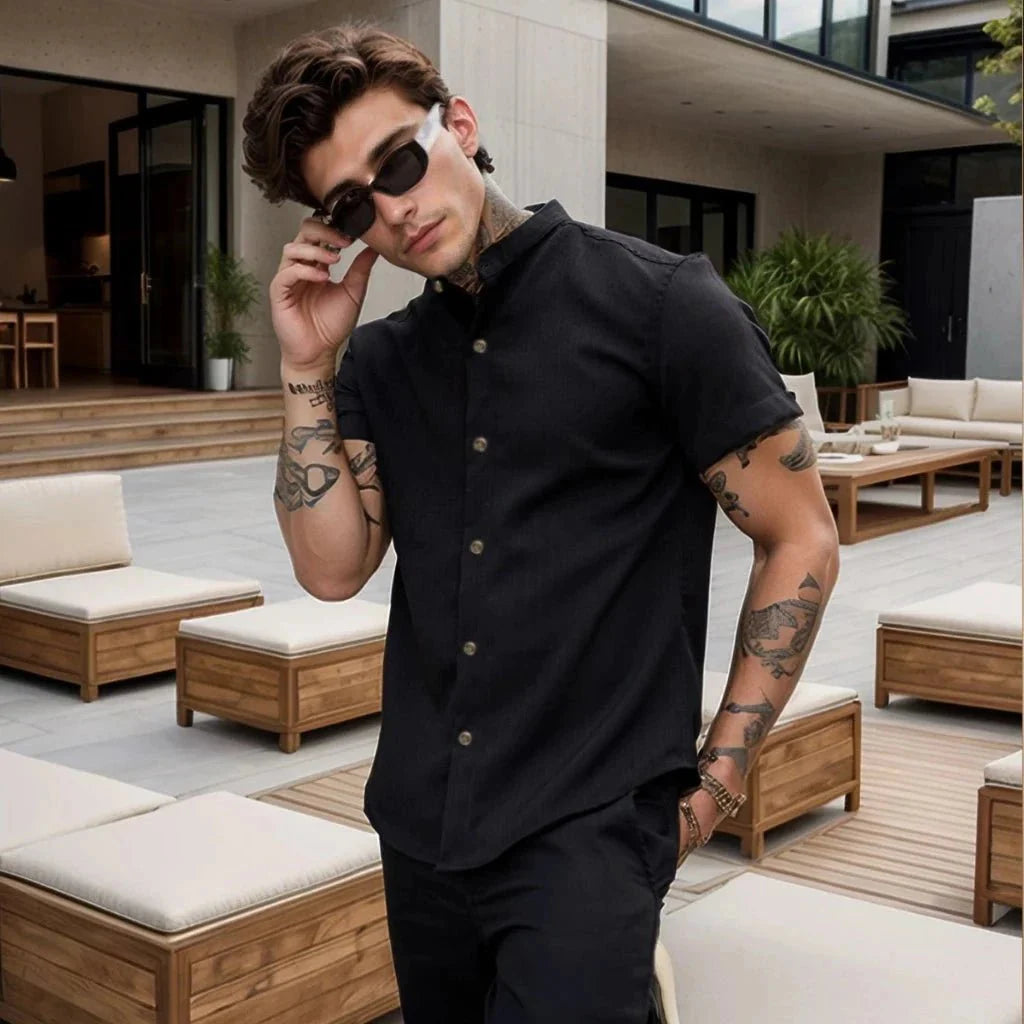 Camisa Social Cuello Padre