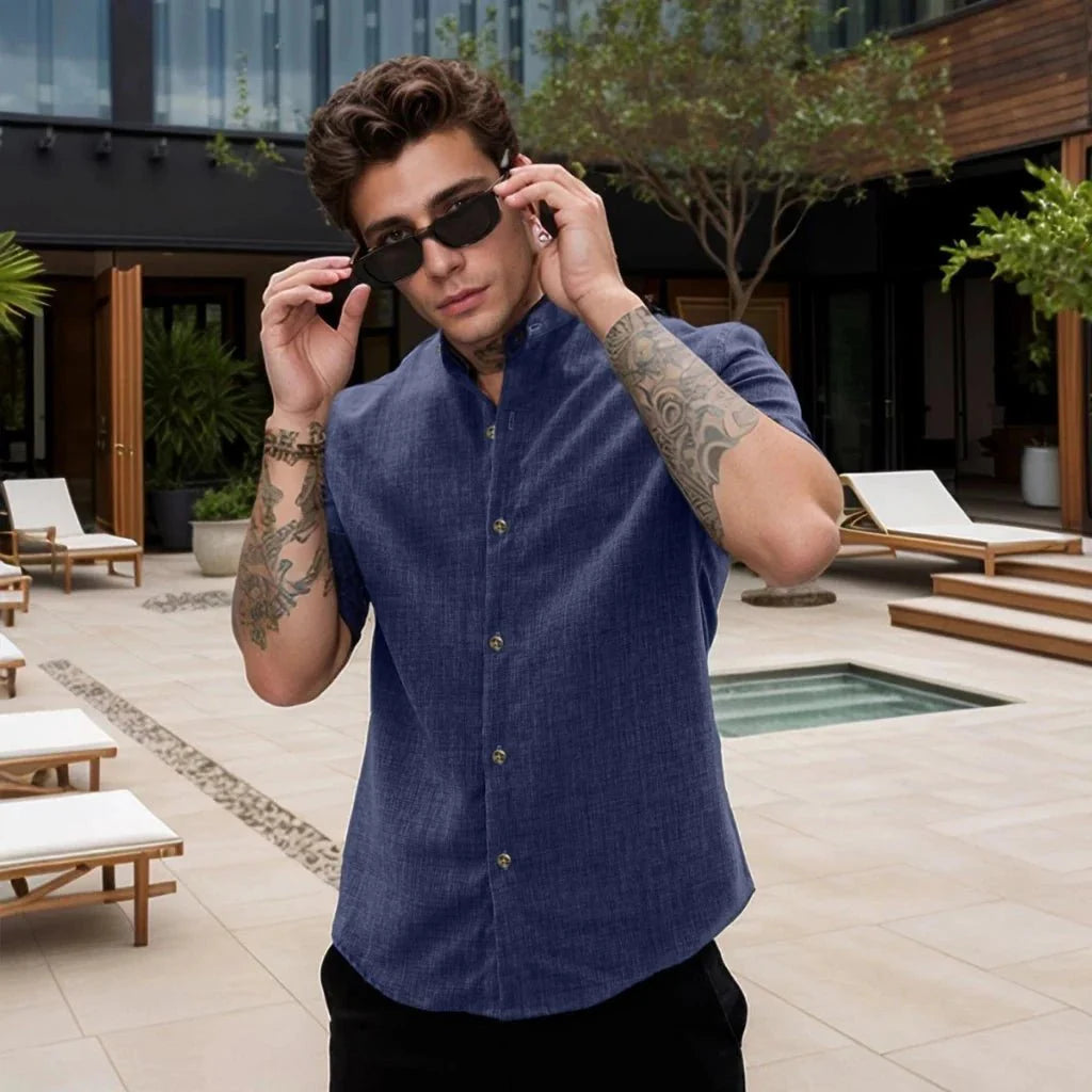 Camisa Social Cuello Padre