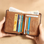 Herren Lederbrieftasche mit RFID-Diebstahlschutz MännerRaum