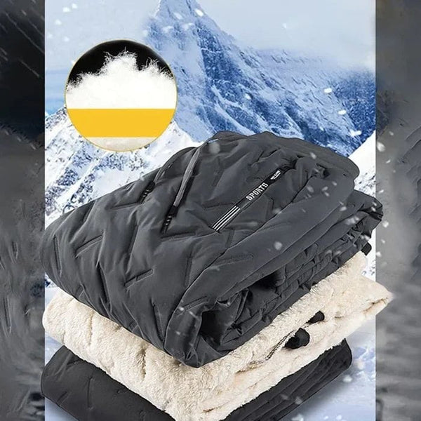 Confort Size Premium - Pantalón Impermeable con Forro de Lana