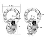 Conjunto Collar y Pendientes Números Romanos