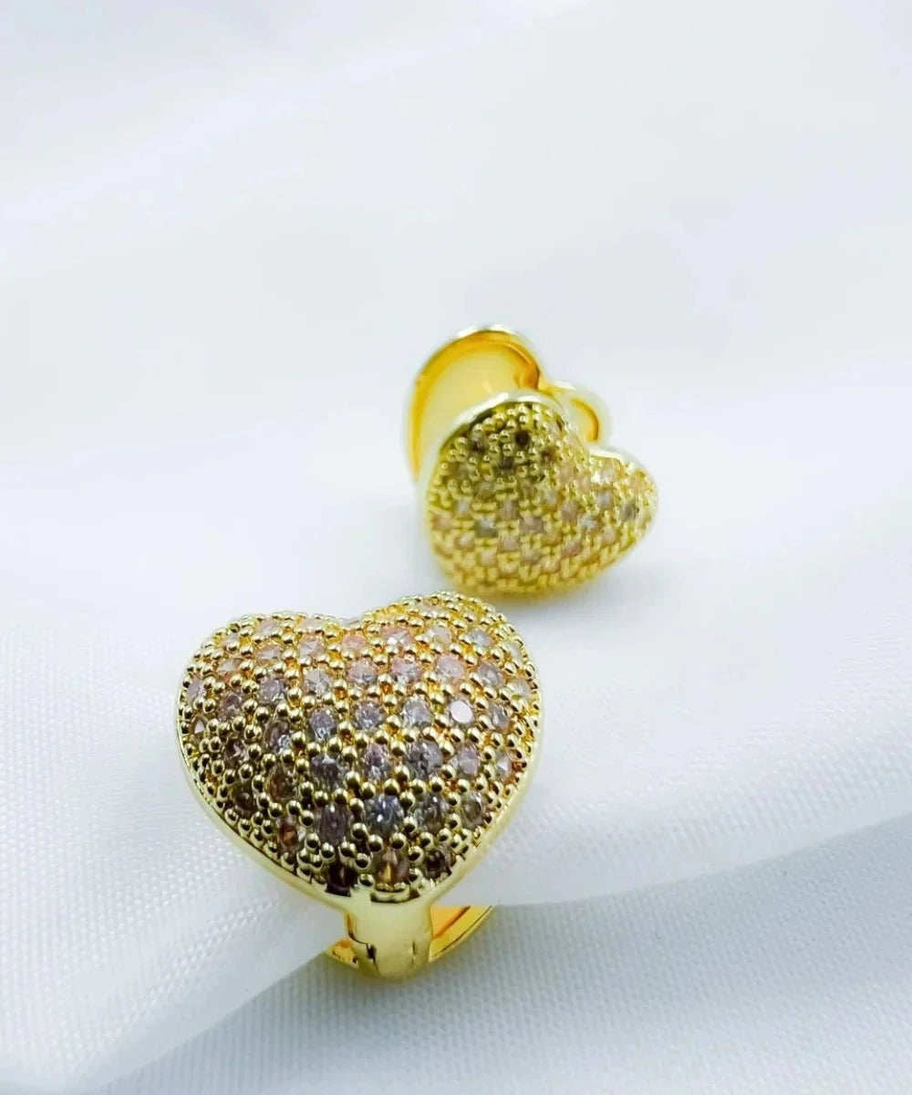 Conjunto Collar y Pulsera Elo Portugués y Pendientes de Corazón