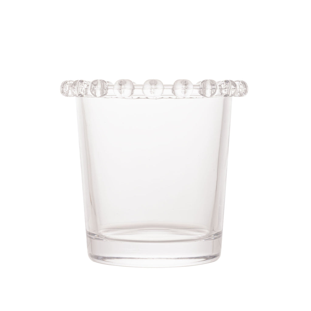 Vaso de Cristal de Plomo para Cubiertos con Detalles en Forma de Corazón