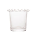 Vaso de Cristal de Plomo para Cubiertos con Detalles en Forma de Corazón