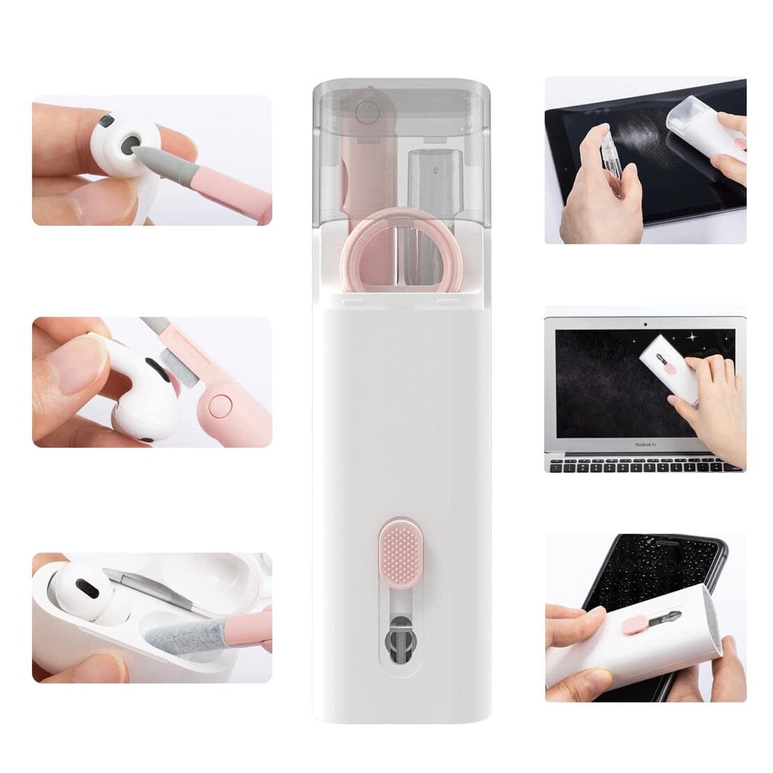 Cepillo de Limpieza para Teclado y Móvil - CleanPro 7 en 1