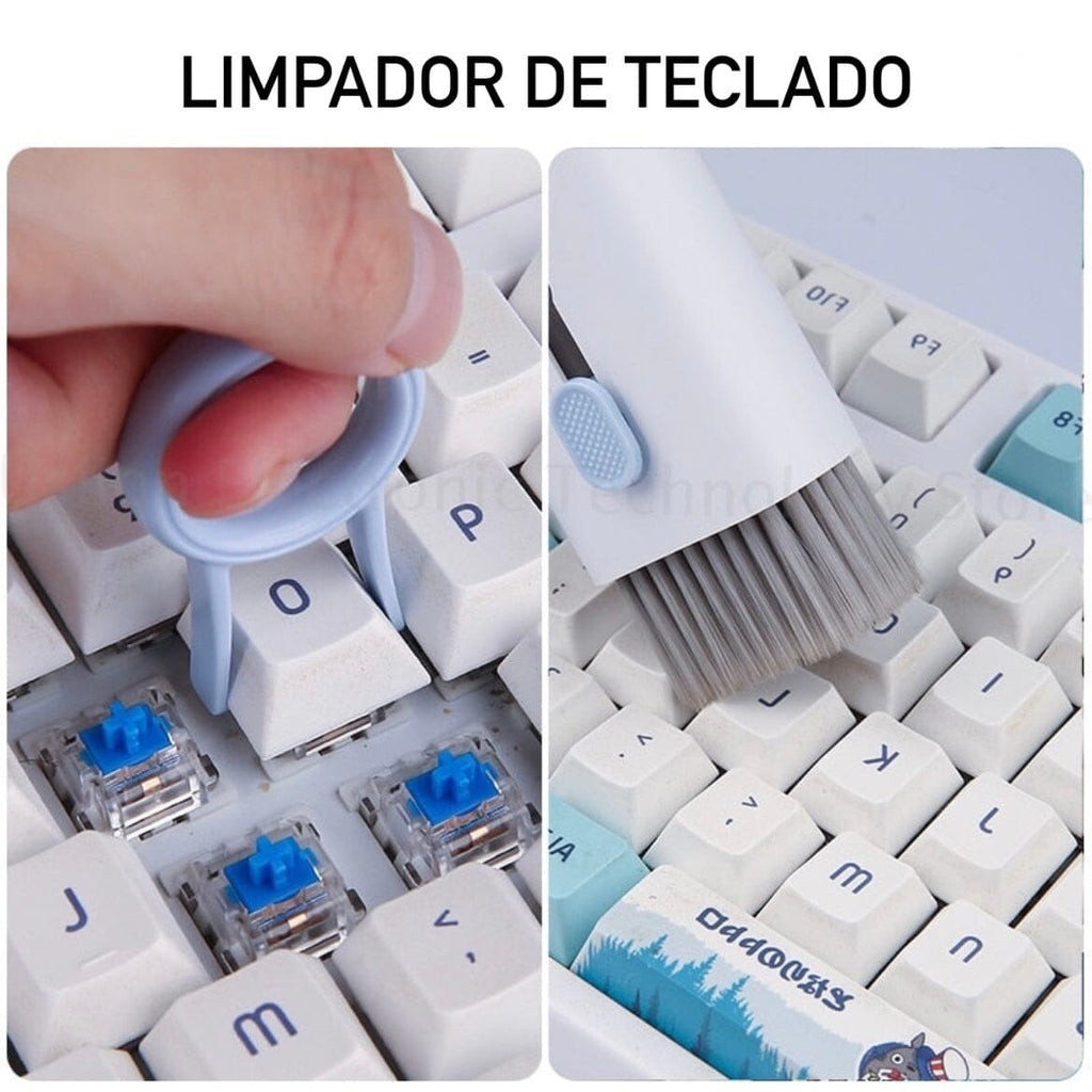 Cepillo de Limpieza para Teclado y Móvil - CleanPro 7 en 1