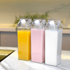 Botella Decorativa 1L Transparente para Organización de Bebidas