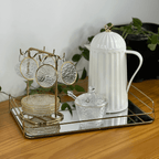 Jarra térmica de plástico blanca 600ml