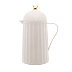 Jarra térmica de plástico blanca 600ml