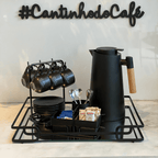 Botella térmica de plástico con termómetro negra 1 litro