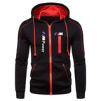 Chaqueta BMW con Cremallera y Bolsillo Frontal