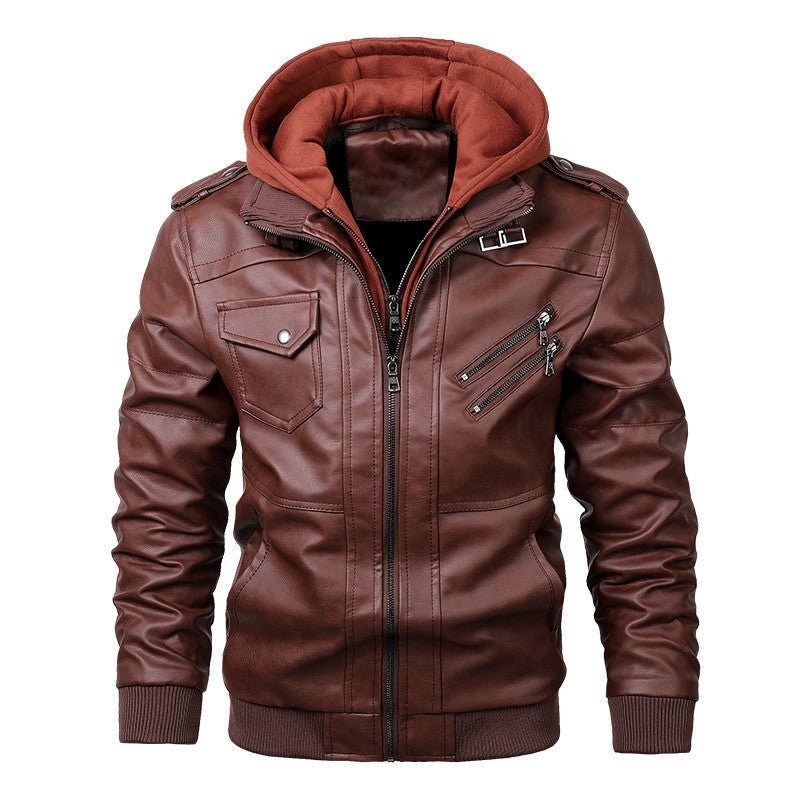 Chaqueta de Cuero Masculina Premium