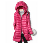 Chaqueta Larga Acolchada Pluma de Ganso