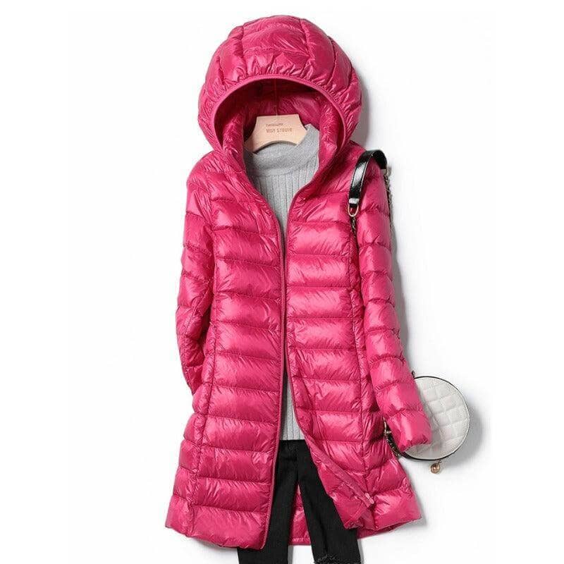 Chaqueta Larga Forrada Pluma de Ganso