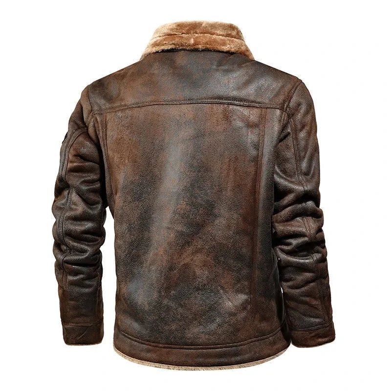 Chaqueta Masculina de Cuero Bellvian - BL105