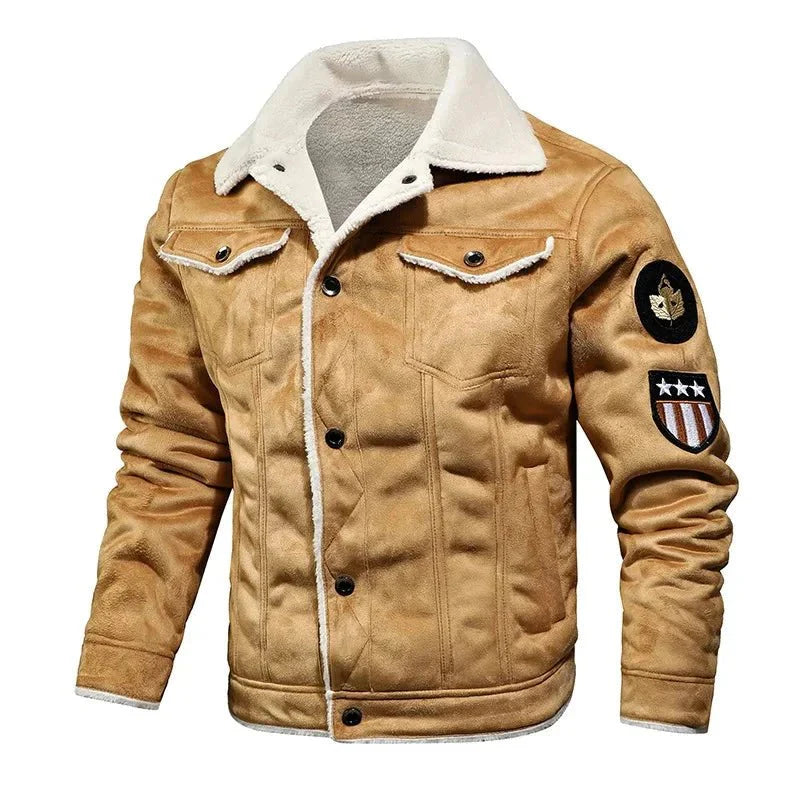 Chaqueta Masculina de Cuero Bellvian - BL105