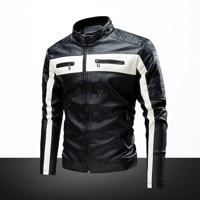 Herren Leder Motorradjacke MännerRaum