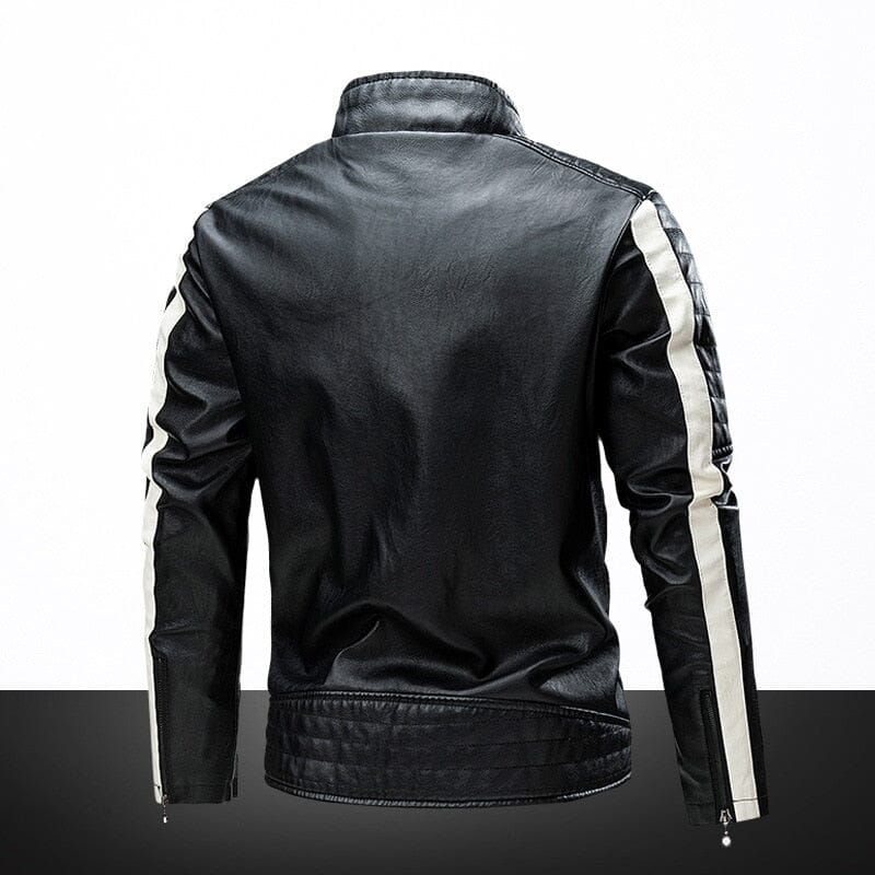 Chaqueta de Motociclista de Cuero