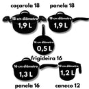 Juego de Sartenes 8 Piezas Antiadherente con Tapa de Vidrio