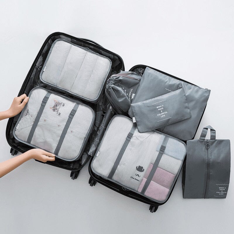 Kit de 7 Bolsas Organizadoras Para Maleta de Viaje STORAGE BAG - PAGA 4 LLEVA 7